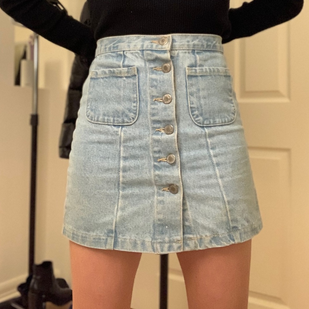 Denim skirt
